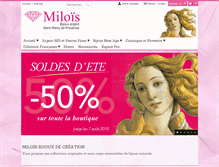 Tablet Screenshot of milois-bijoux.com